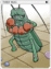 4050 - Male Thiefbug Card (Thief Bug Male Card)